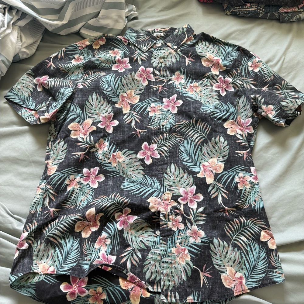 Reyn Spooner Tropical Print Aloha Shirt XL